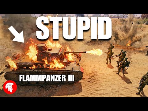 Flammpanzer good vs Ranger right? NO!!!!!!!!!!!!!!!!!!!!! – 4vs4 – Afrikakorps – Company of Heroes 3