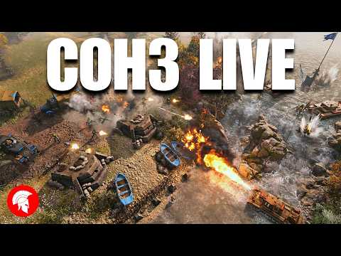 ⭐⭐⭐Company of Heroes 3 Live!⭐⭐⭐High Elo Action!⭐⭐⭐Achilles Gaming!