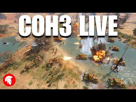 ⭐⭐⭐Company of Heroes 3 Live!⭐⭐⭐High Elo Action!⭐⭐⭐Achilles Gaming!