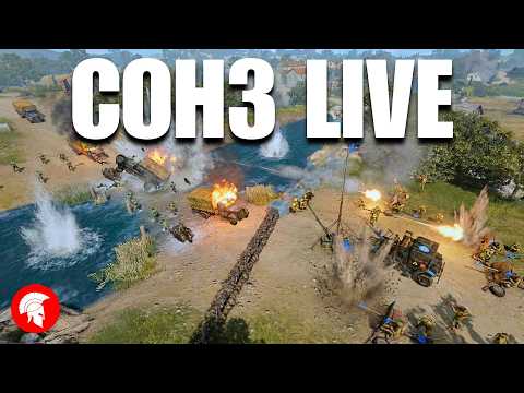 ⭐⭐⭐Company of Heroes 3 Live!⭐⭐⭐High Elo Action!⭐⭐⭐Achilles Gaming!