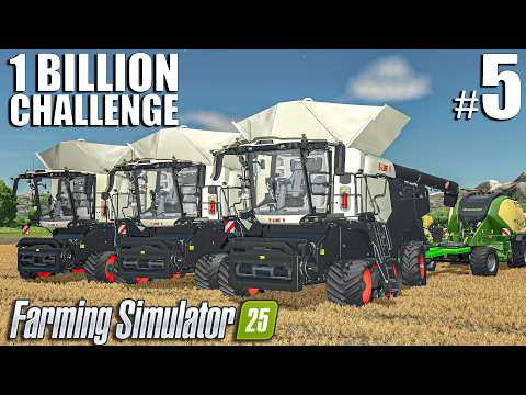 🌾Harvesting 500.000 of Barley🌾 | Earning $1 BILLION 💵 in Farming Simulator 25