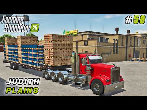 Clearing $8M in Storage, Sunflower Harvest, Plowing | Farming simulator 25 | Judith Plains | ep #58