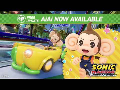 Sonic Racing: CrossWorlds – Free Character AiAi Out Now!