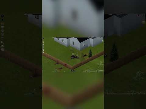 Early Fights In Project Zomboid With High Zombie Population