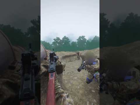 The CLOSEST Thing To REAL WAR #trenches #drone #simulator #gaming #armareforger