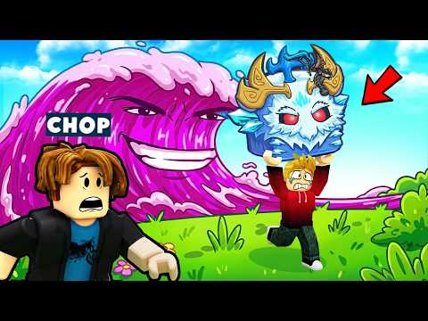 ROBLOX CHOP AND FROSTY ESCAPE BLOCKS BEFORE FLOOD GETS YOU