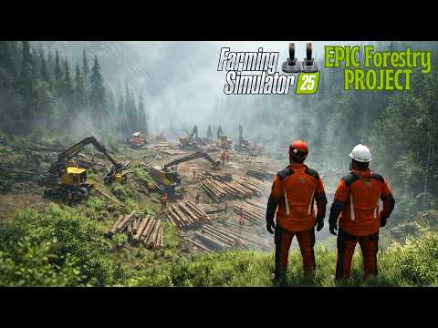 The VIKING CREW Took Over This Mountain! 🌲💪 Massive Logging Operation | FS25