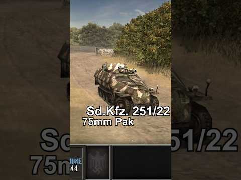 Sd.kfz 251 Variations | Company Of Heroes Blitzkrieg Mod #shorts #shortsvideo #games