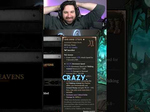 AMAZING Sanctification on Boots in Diablo 4 Season 11! #diablo #diablopartner #diablo4 #diabloiv