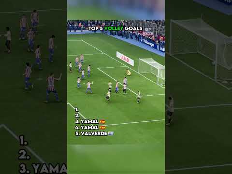 TOP 5 VOLLEY GOALS | Part 2 🚀#shorts #fc26 #fc25