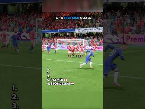 TOP 5 FREE KICK GOALS | Part 2 🚀#shorts #fc25 #fc26