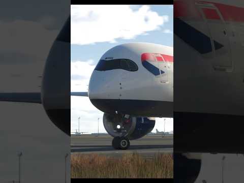 British A350: Nairobi Take-Off #flightsimulator #msfs2024 #shorts