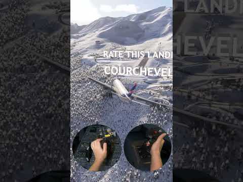 Courchevel Snow Landing – Latam 777-300 ER | @MOZARacing Flight Series AB9 base & MTP Throttle