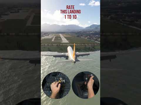 Challenging Chambery Landing Using Moza AB9 – Ultra Realistic Control | MSFS 2024