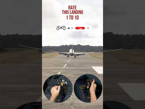 This Landing Ended a Pilot’s Career – Super Smooth 🧈 Landing | @moza_racing_official Flight Series