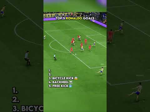 TOP 5 RONALDO GOALS 🐐#shorts #fc26