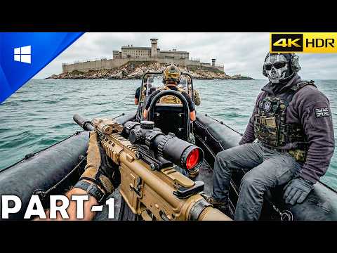 ONE OF THE BEST PRISON ESCAPE MISSION IN COD Realistic Ultra Graphics Gameplay walkthrough PART-1