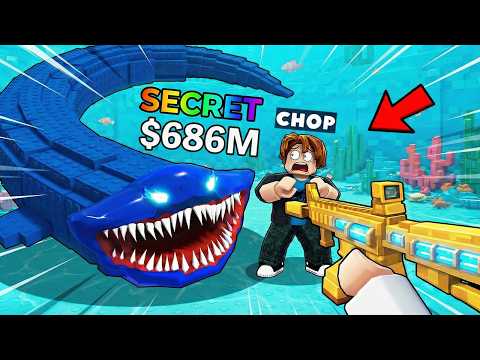 ROBLOX CHOP AND FROSTY PLAY SHOOT THE LEGENDARY FISH