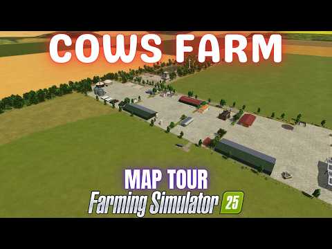 COWS FARM – Map Tour – Farming Simulator 25