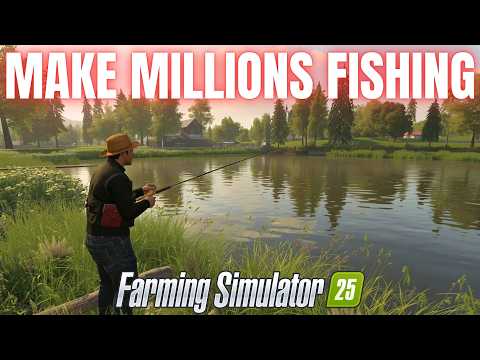 EASILY MAKE MILLIONS FISHING – Farming Simulator 25