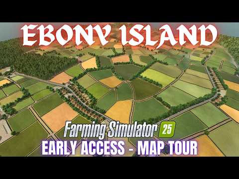 EBONY ISLAND – Map Tour – Farming Simulator 25