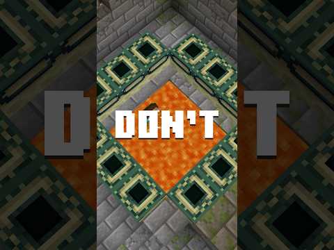 You should NOT do this in Minecraft!