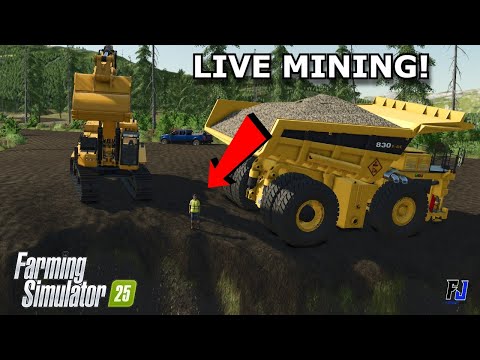 FS25 GOLD MINING! LIVE! FULLSCREEN