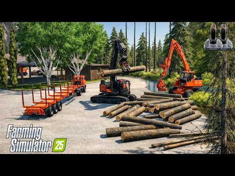 This Is How i Maintain My Mega Sawmill Base Only By Myself | FS25