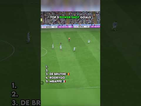 TOP 5 POWER SHOT GOALS | Part 6 🚀#shorts #fc26