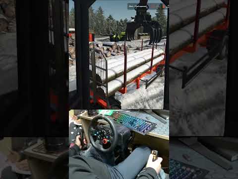 #farmingsimulator #fs25 #excavator #bagger #gaming #forestry #logging #fyp ##viral #shorts #short