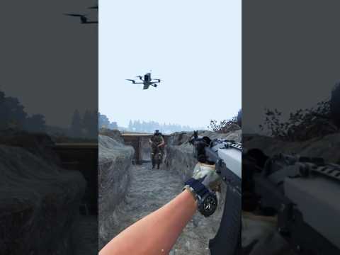 TOO CLOSE FOR COMFORT #trenches #drone #armareforger #simulator #gaming