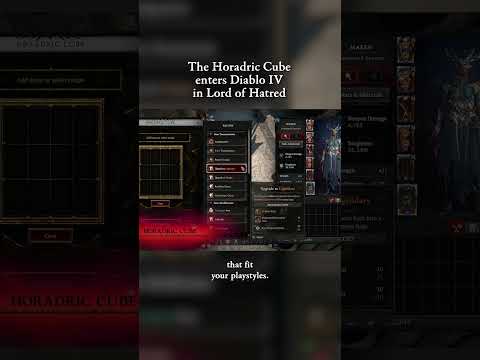 Diablo IV: Lord of Hatred | The Horadric Cube