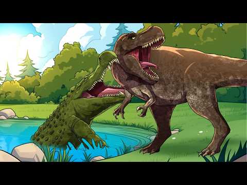 I Spent 100 Days as a Deinosuchus | Path of Titans