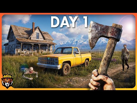 DAY 1 of this NEW Zombie Survival Game Where its Just YOU and YOUR TRUCK…