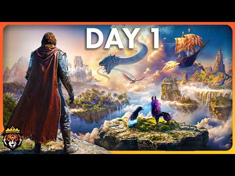 DAY 1 in the NEW Biggest Survival Game… and it’s SO GOOD