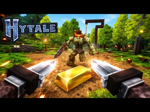 Looting Ruins & Fighting Enemies in Hytale!