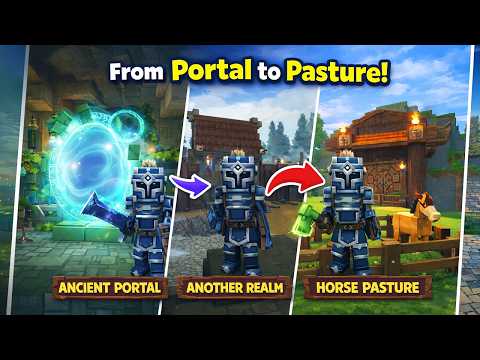 Exploring New Realms & Building the Perfect Horse Pasture in Hytale!