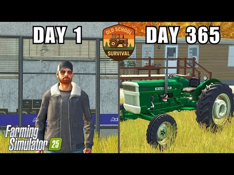 I Started With $0 and a Fishing Pole | Old School Survival Year 1