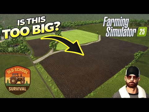 I Made This Field Way Too Big | Old School Survival EP12 | FS25