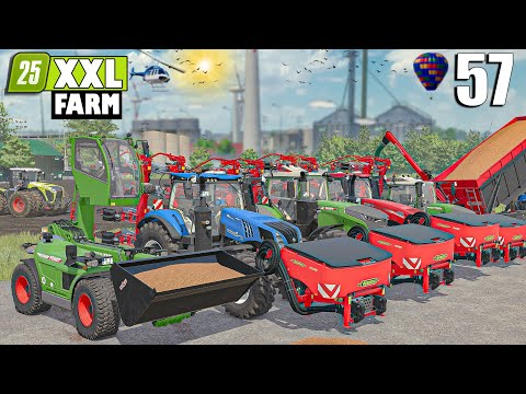 Deploying my ELITE FLEET for the MAIZE PLANTING | The XXL FARM | Farming Simulator 25