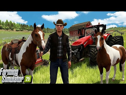 10 Years into the Small Town USA Starting from Scratch Ranch | Farming Simulator 25