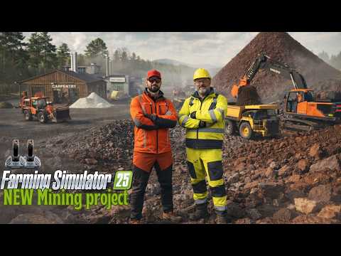 From LOGGING to MINING EMPIRE 💰 Carpentry, Lime Factory & Iron Ore With My DAD | FS25