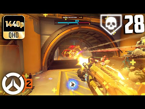 Overwatch 2- 28 Kills As Bastion Unranked Full Gameplay #11! (No Commentary)
