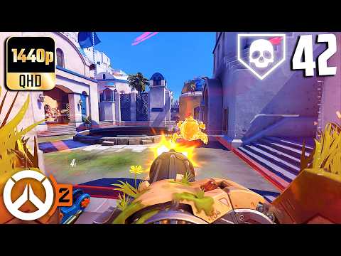 Overwatch 2- 42 Kills As Bastion Unranked Full Gameplay #12! (No Commentary)