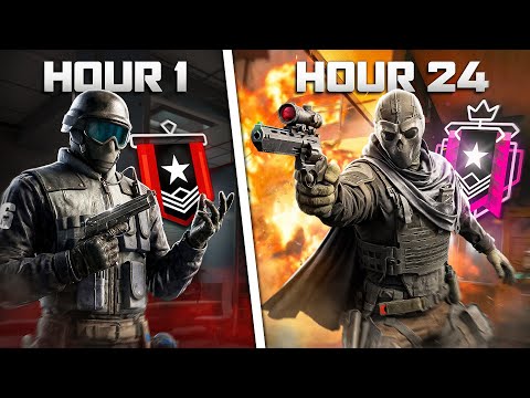 What Rank Can a Siege BEGINNER Reach in 24 Hours…