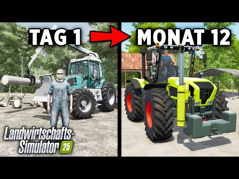 ICH HABE DEN HOF IN 12 MONATEN VON NULL AUFGEBAUT! Landwirtschafts-Simulator 25