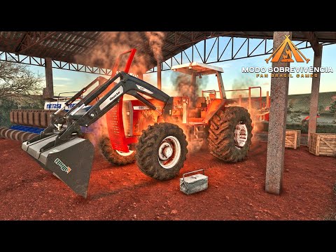 Iniciando do zero no modo sobrevivência #14 | Altas temperaturas | Farming simulator 25