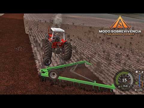 Iniciando do zero no modo sobrevivência #15 | Prepare os campos | Farming simulator 25
