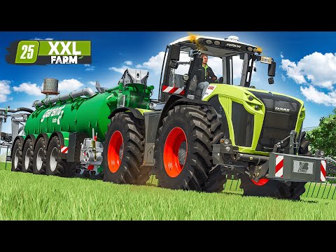 LS25: Gärreste ausbringen auf der XXL-Farm! | FARMING SIMULATOR 25