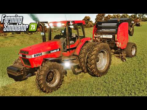 MASSIVE Alfalfa Harvest w.Over 100 Bales! | Iowa Plains | Farming Simulator 25